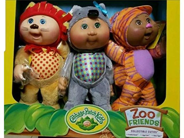 Photo 1 of cabbage patch kids collectible cuties zoo friends 3 pack