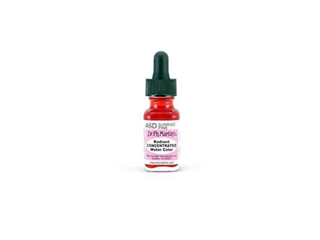 dr. ph. martin's radiant concentrated water color, 0.5 oz, sunrise pink (46d)