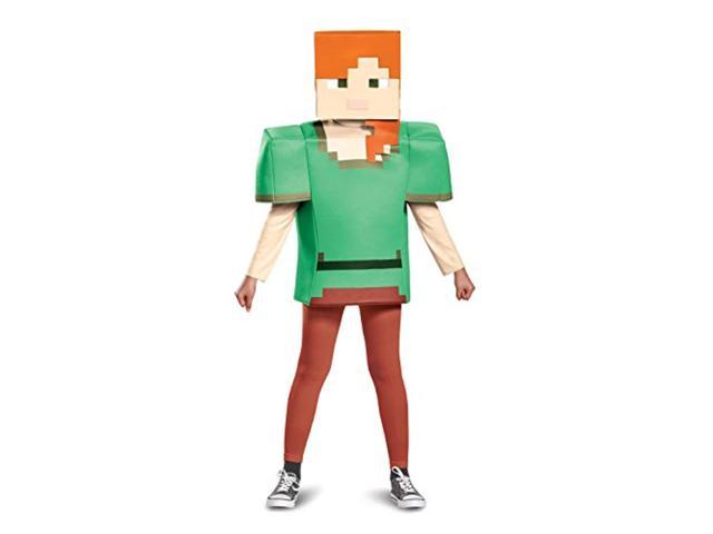 Photo 1 of alex classic minecraft costume, multicolor, small (4-6)