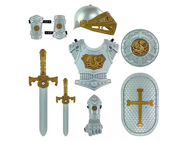 PICK YOUR WEAPON Orange Armor Medieval Knights Plastic Weapon Accessory Toy Gift 