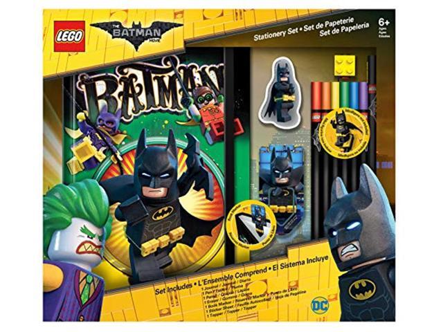 lego batman movie journal and stationery set