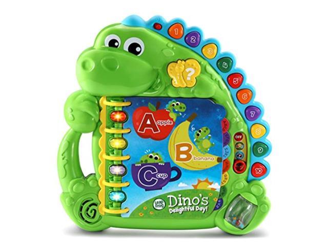 leapfrog dino's delightful day alphabet book, green