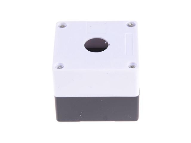 1-Hole Switch Box for 22mm 7//8/" PushButton Plastic Enclosure Power Push Button