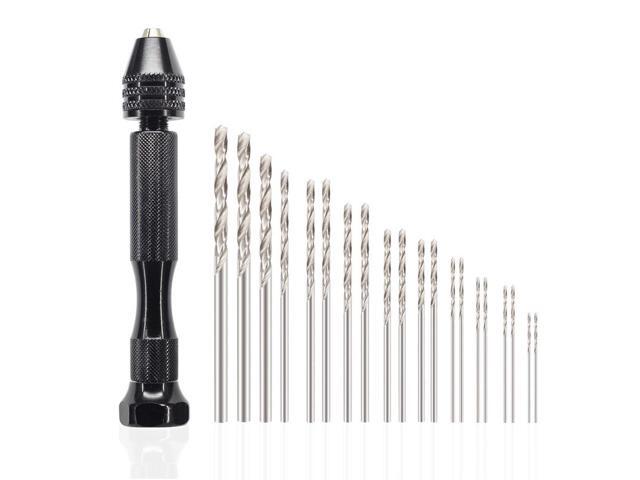 Pin Vise Hand Drill Bits(20Pcs), Micro 