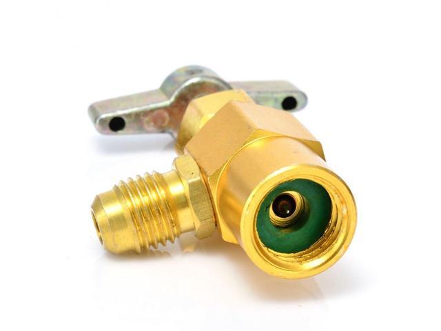 AC R-134a Refrigerant Brass Tap Can Dispensing 1//2/" ACME Thread Valve M16 Thread