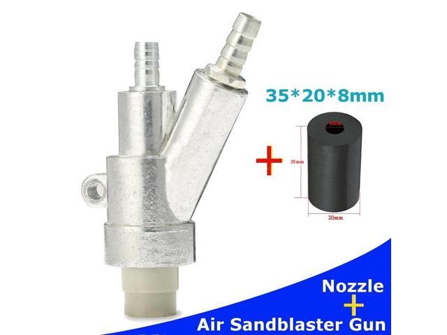 Stainless Steel Air Sandblaster Gun Kit Spray Gun 35mm Boron Carbide nozzle Kit 