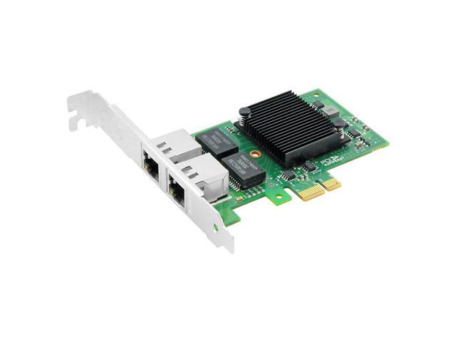 LR-LINK 1GB PCIE network card NIC Compatible for Intel I350, Dual Port ...