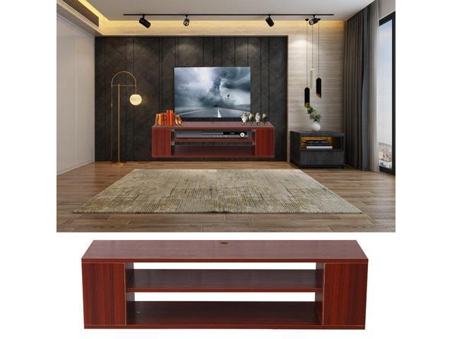 New Wall Mounted Tv Stable Stand Entertainment Unit Cabinet For