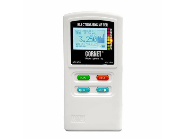 Cornet ED-88TPlus EMF/RF Detector/Acoustic Low Frequency Gaussmeter & Electric Field Meter - Measures Wide Range of Frequencies 100 MHz to 8 GHz - Data Logging USB Interrace
