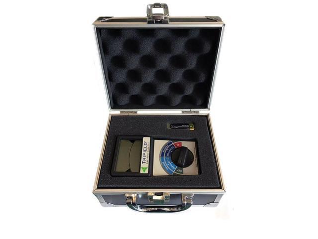 TriField TF2 with LATNEX Aluminum Case - RF and EMF Electromagnetic Field Meter Model TF2 - Measures 40 Hz - 100 kHz 3-Axis AC Magnetic, AC Electric , and RF/Microwave 20 MHz - 6 GHz