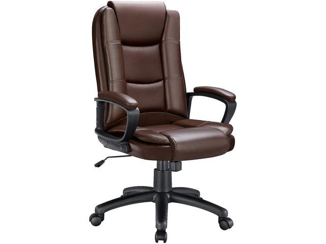 Modern Computer Office Desk Chair Leather High Back Meeting Armchairs Task Seats 