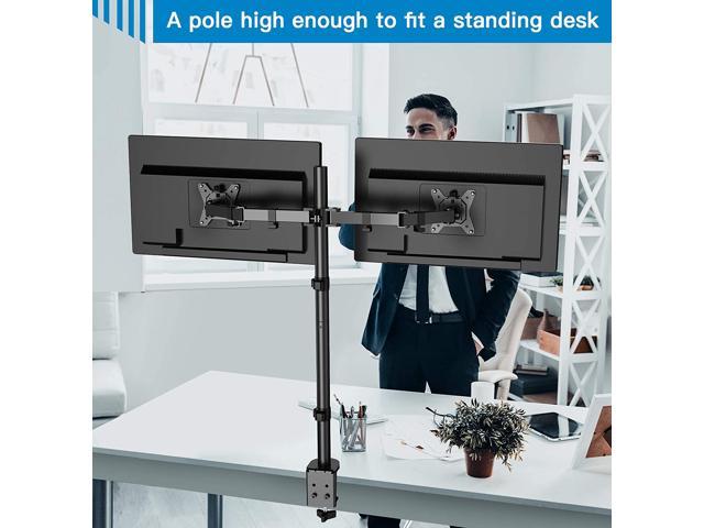 tall dual monitor arm