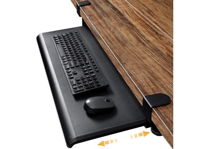 Huanuo Large Keyboard Tray Under Desk With C Clamp Super Steady