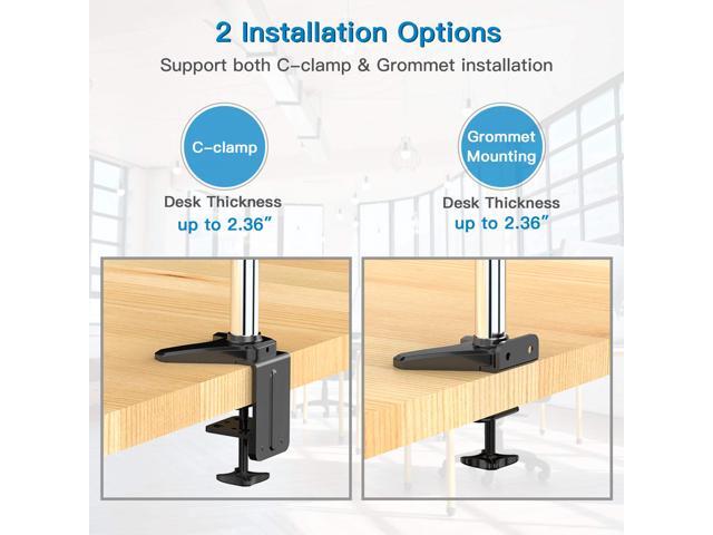 HUANUO Triple Monitor Stand - Full 