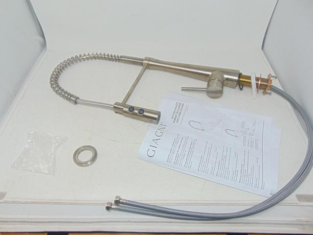 Giagni Pd180 Pc Fresco Stainless Steel Pull Down Kitchen Faucet