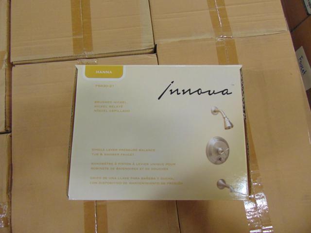 Innova Hanna 1 Handle Tub And Shower Faucet Brushed Nickel