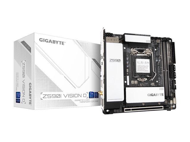 Refurbished: GIGABYTE Z590I VISION D LGA 1200 Intel Z590 SATA 6Gb