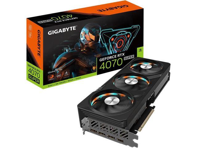 GIGABYTEGeForceRTX4070SUPERGAMINGOC12GGraphicsCard,3xWINDFORCEFans,12GB192-bitGDDR6X,GV-N407SGAMINGOC-12GDVideoCard