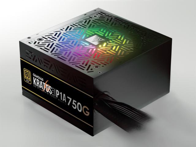 GAMDIAS Kratos P1A-750W Gold RGB Motherboard Sync Power Supply