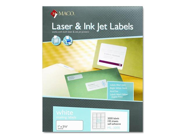 Maco Laser And Inkjet Labels Template