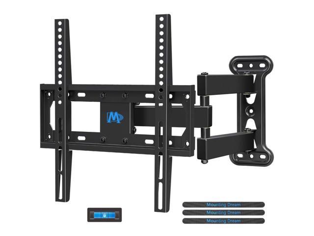 Mounting Dream Full Motion Tv Wall Mount Corner Bracket With Perfect Center Design For Most Of 26 55 Inch Led Lcd Oled Flat Screen
