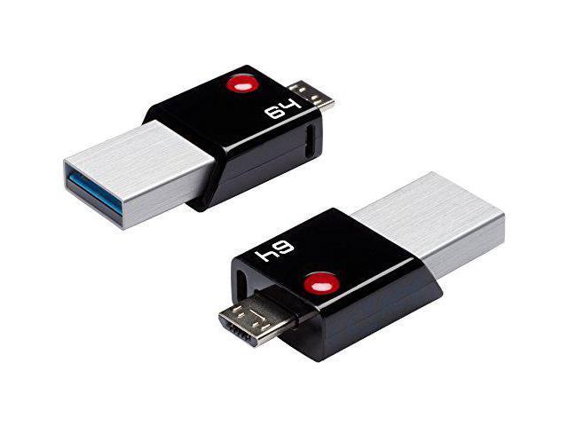 Emtec Duo Usb 3 0 Micro Usb Flash Drive Ecmmd64gt3 Newegg Com