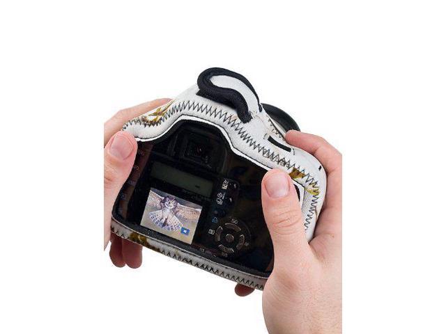 Black LensCoat BodyGuard Compact CB neoprene protection camera body bag case Clear Back 