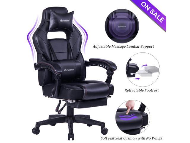 Von Racer Massage Reclining Gaming Chair Ergonomic High Back