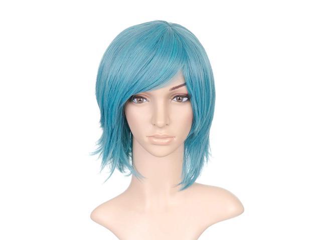 blue costume wigs cheap