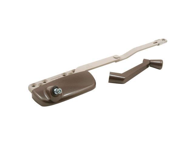White Prime-Line Products TH 24186 Left Hand Truth Hardware Ellipse Single Arm Operator with Crank
