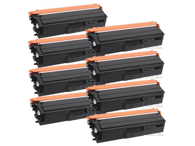 2pk TN433 TN431 Bk Toner Cartridge For Brother HL-L8260CDW L8360CDW MFC-L8610CDW