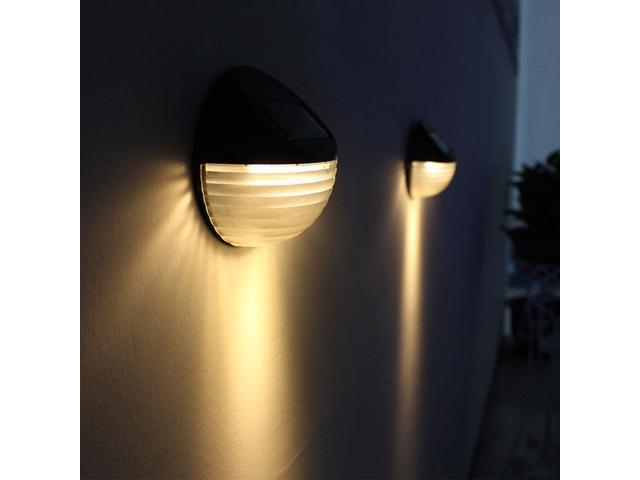 Street Lamp Walkway Lights Eco Friendly Fence Light 6 Led Landscape Outdoor Newegg Com