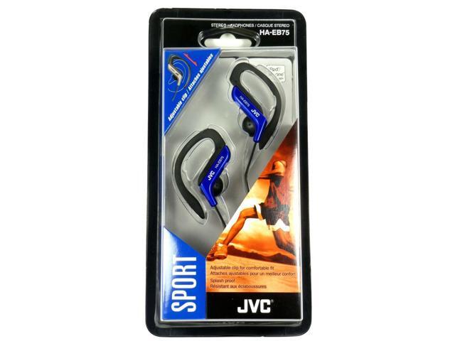 HAEB75A JVC Sport Style Ear-Clip Headphones/Earphones (Blue) for cd/radio/mp3
