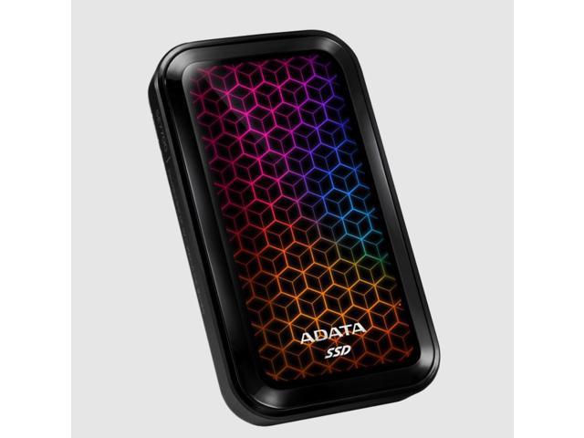 ADATA SE770G 1TB USB-C  3.2 Gen2 External RGB SSD