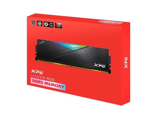 XPG LANCER RGB DDR5 Desktop Memory: 32GB (2x16GB) 6000 MHz CL40-40