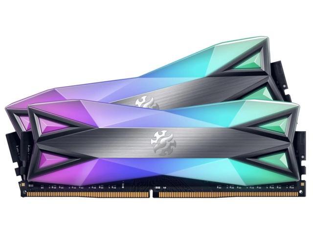 XPG SPECTRIX D60G RGB Desktop Memory Series: 16GB (2x8GB) DDR4 3200MHz CL16 GREY