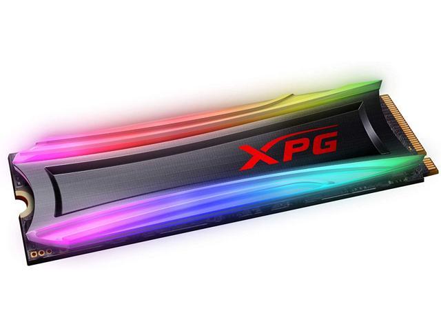 XPG SPECTRIX S40G RGB M.2 2280 256GB PCI-Express 3.0 x4 3D TLC Internal  Solid State Drive (SSD) AS40G-256GT-C