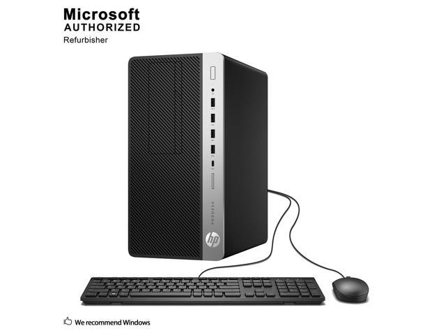 overal brandwonden Consumeren Refurbished: HP ProDesk 600 G3 Microtower PC, Intel Quad Core I7-7700  3.6Ghz, 16G DDR4, 256G SSD + 2T, DVD, DP, 4K Support, WiFi, Bluetooth 4.0,  Keyboard & Mouse, Windows 10 Pro 64