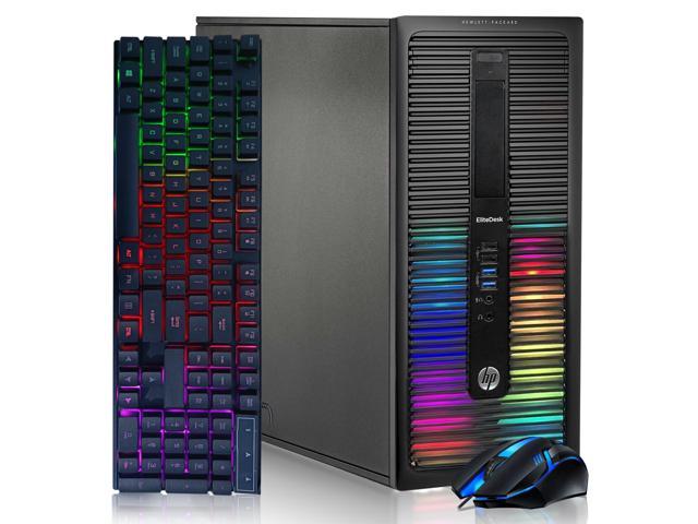  HP RGB Gaming Desktop PC, Intel Quad I7 up to 3.8Ghz,GeForce  GTX 1660 Super 6G GDDR6, 16G, 1TB SSD, WiFi, BT 5.0, RGB Keyboard & Mouse,  W10P64 (Renewed) : Video Games