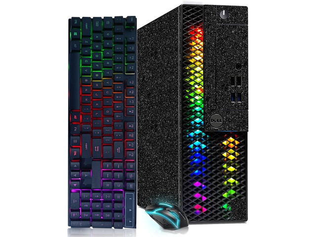 Refurbished: Dell RGB Gaming Desktop Computer, Intel Quad Core I5-6500 ...