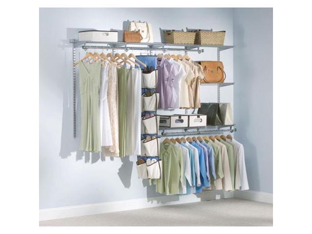 Photo 1 of **FOR PARTS ONLY**  ONLY HAS CLOTHES LINE RACK Rubbermaid Configurations Closet Kit - White