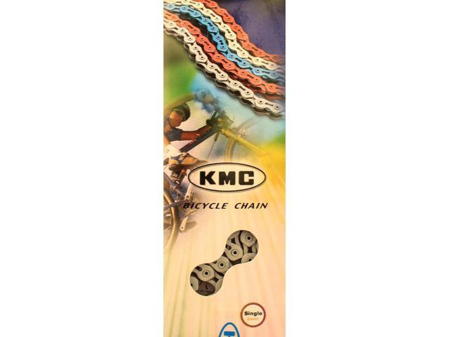 KMC K710SL FIXED--BMX BICYCLE WHITE 1/2" X 1/8" 100 LINK CHAIN