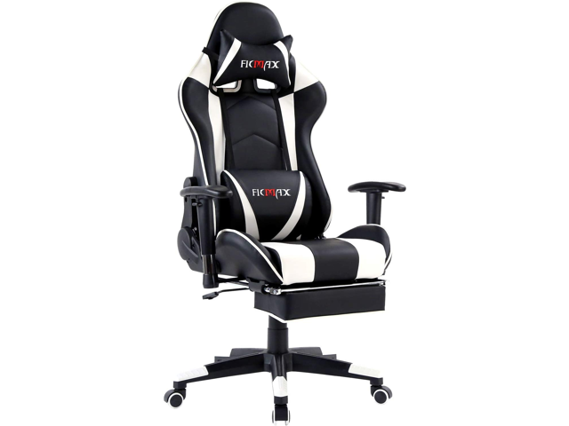 Ficmax Ergonomic Gaming Chair Racing Style Office Chair Recliner Computer Cha... 