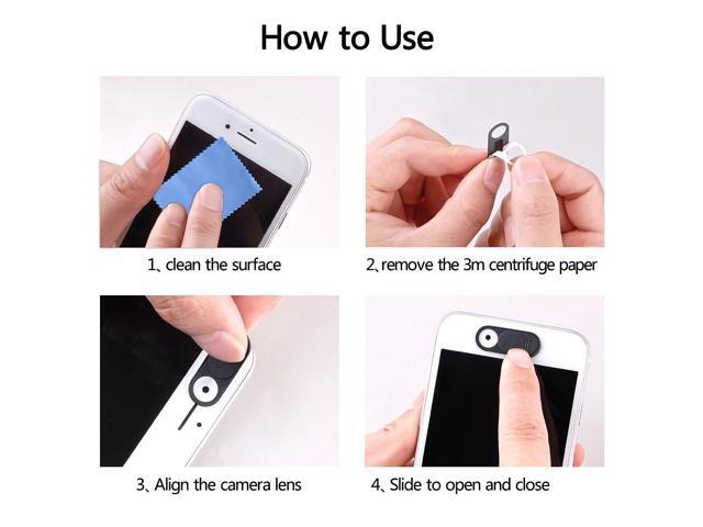 Echo Show Strong Adhesive iPhone Laptop Camera Cover ANYQOO 6 Pack Webcam Cover Slide Ultra Thin for Laptop Cute Cat Camera Cover Slide Protecting Privacy and Security Android Phone etc iPad