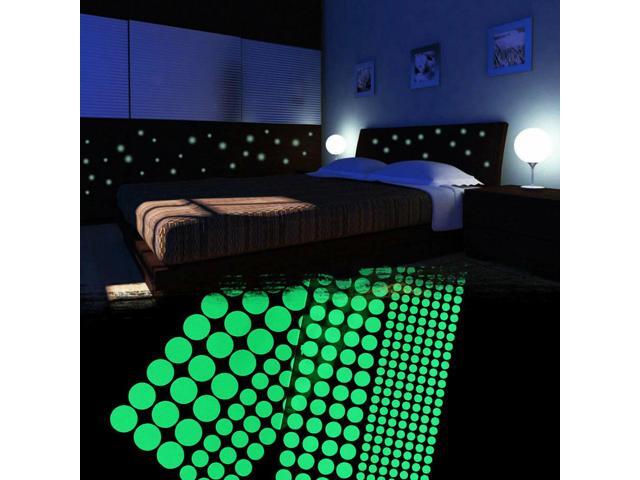 400pcs Kids Ceiling Wall Stickers Bedroom Glow In The Dark Stars