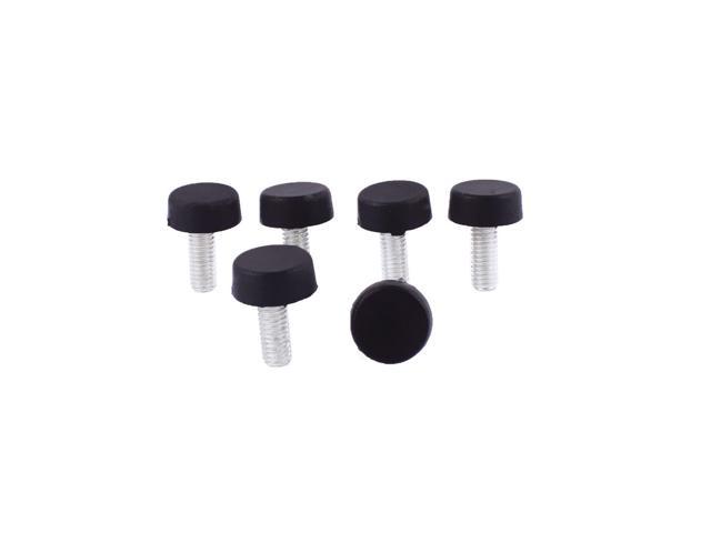 M6 Thread Screw Furniture Glide Leveling Foot Adjuster for Cabinet Table Leg x20 
