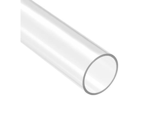 0.86 Inch 1Ft 0.98 Inch ODx305mm IDx25mm Length Plastic Tube 2pcs uxcell Polycarbonate Rigid Round Clear Tubing 22mm 