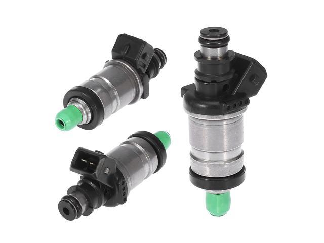 X AUTOHAUX 0280155736 Automobile Fuel Injector Replacement 2 Pins Plastic Metal for Mitsubishi