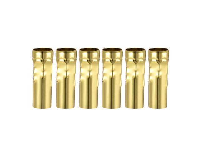 PACK OF 3 BRASS CANDLE TUBES FOR CHANDELIERS 