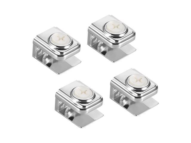 Zinc Alloy Shelf Support Adjustable Clamp Clips 5pcs for 5-8mm Thick Glass 